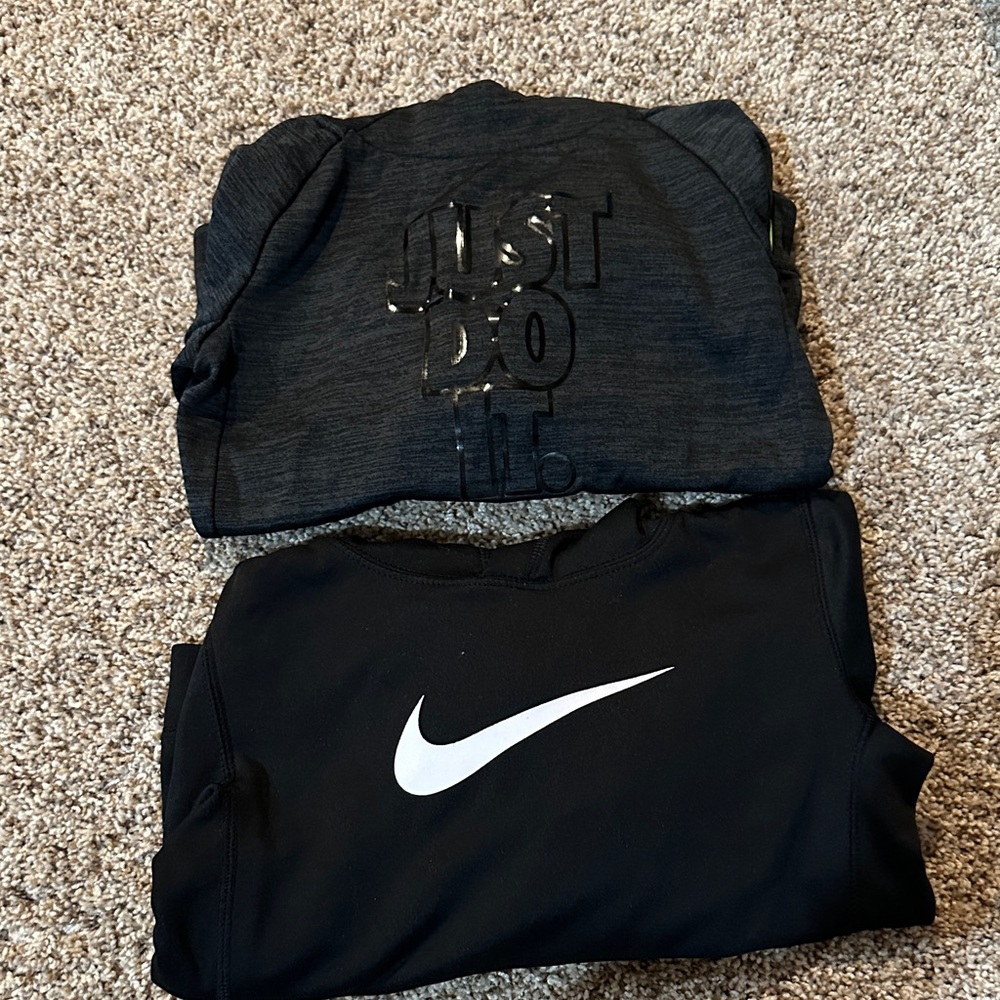 Nike Kids Black and Gray Sweatshirts